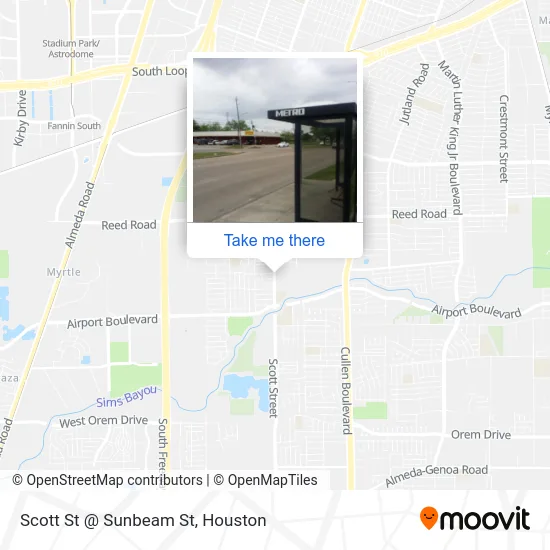 Mapa de Scott St @ Sunbeam St