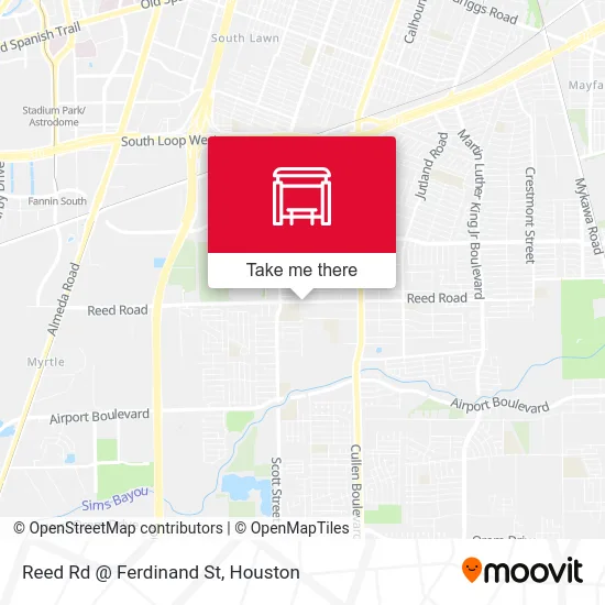 Reed Rd @ Ferdinand St map