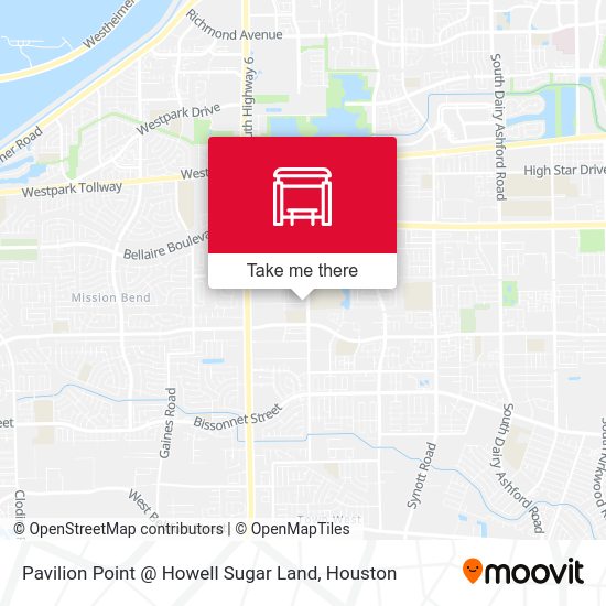 Pavilion Point @ Howell Sugar Land map