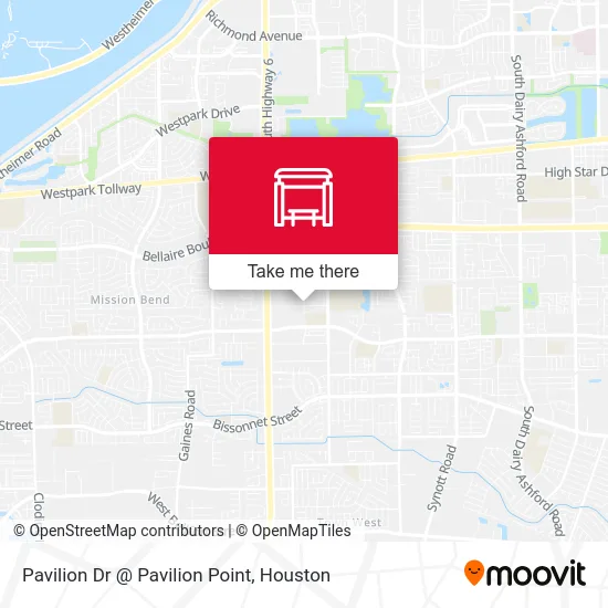 Mapa de Pavilion Dr @ Pavilion Point