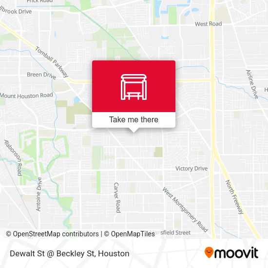 Dewalt St @ Beckley St map
