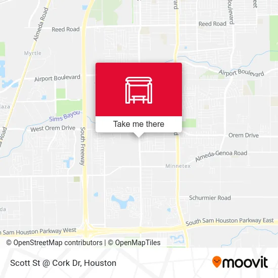 Scott St @ Cork Dr map