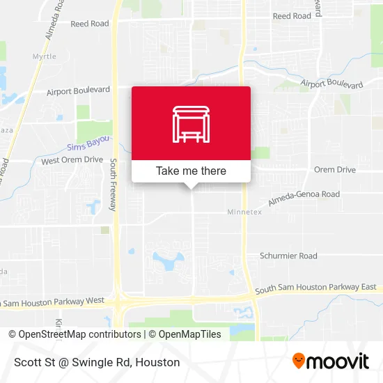 Scott St @ Swingle Rd map