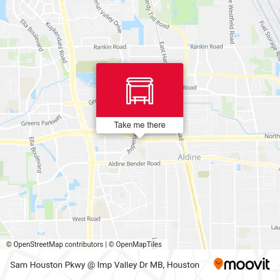 Mapa de Sam Houston Pkwy @ Imp Valley Dr MB