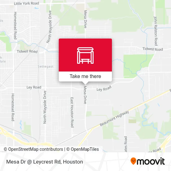 Mesa Dr @ Leycrest Rd map