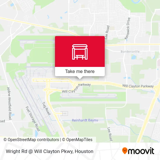 Wright Rd @ Will Clayton Pkwy map