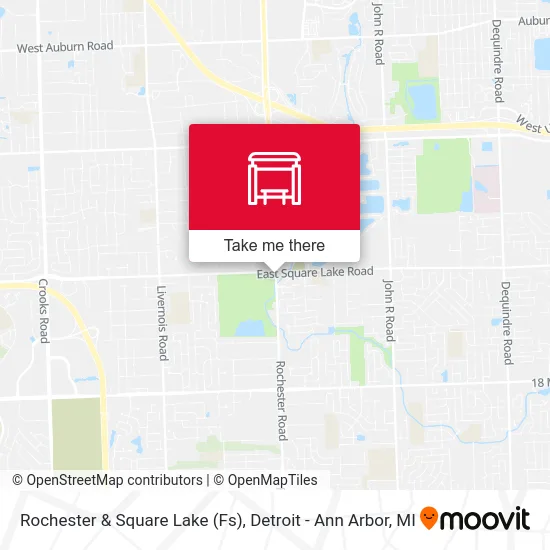 Rochester & Square Lake (Fs) map