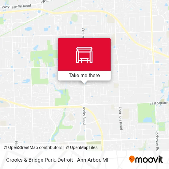 Crooks & Bridge Park map