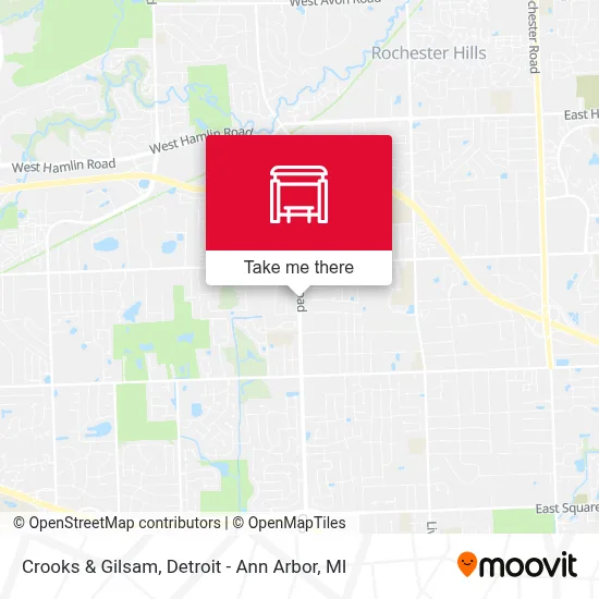 Crooks & Gilsam map