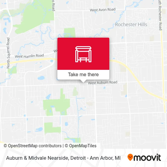 Auburn & Midvale Nearside map