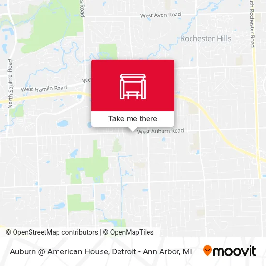 Auburn @ American House map