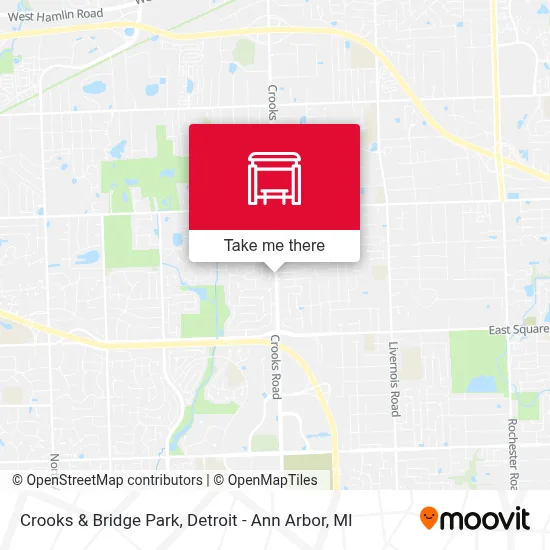 Crooks & Bridge Park map