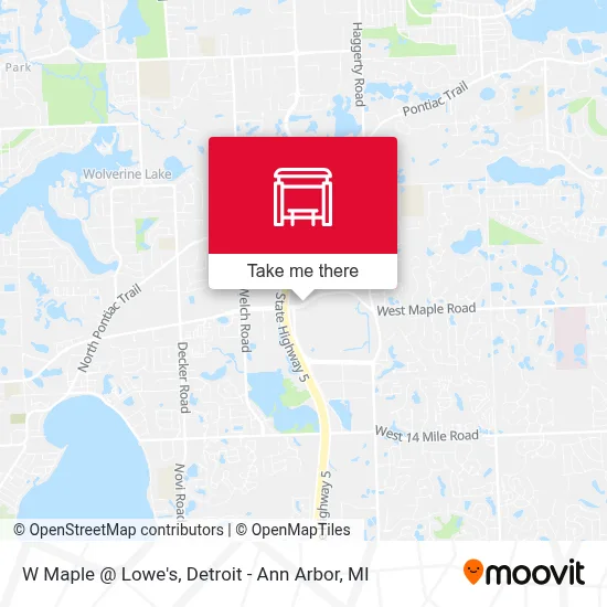 W Maple @ Lowe's map