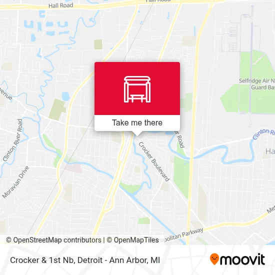Crocker & 1st Nb map