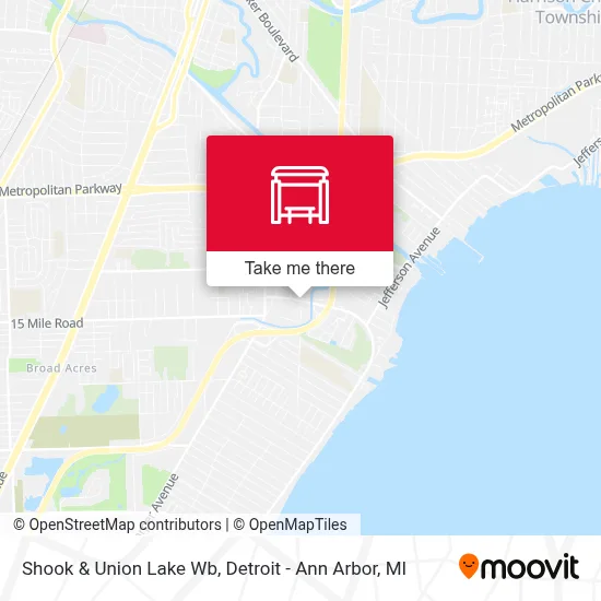 Shook & Union Lake Wb map