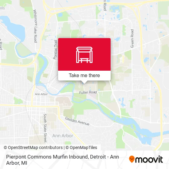 Pierpont Commons  Murfin Inbound map