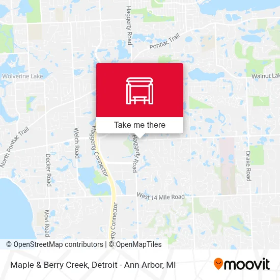 Maple & Berry Creek map