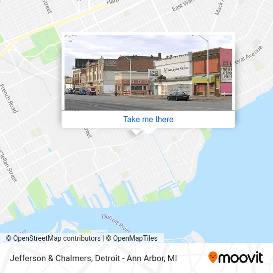 Jefferson & Chalmers map