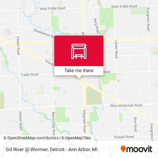 Gd River @ Wormer map