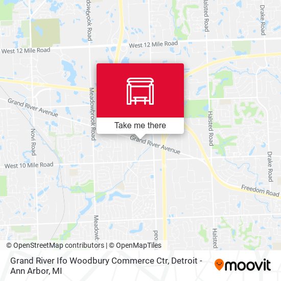 Mapa de Grand River Ifo Woodbury Commerce Ctr