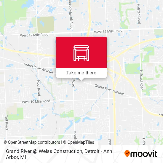 Grand River @ Weiss Construction map