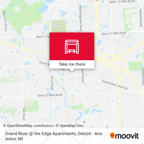 Grand River @ the Edge Apartments map