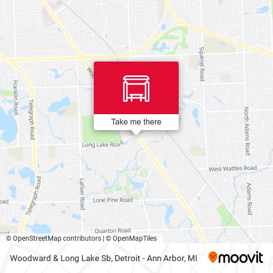 Woodward & Long Lake Sb map
