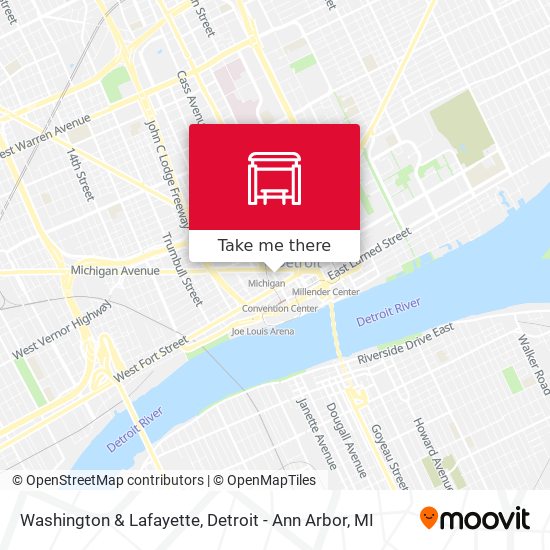 Washington & Lafayette map