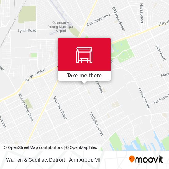 Mapa de Warren & Cadillac
