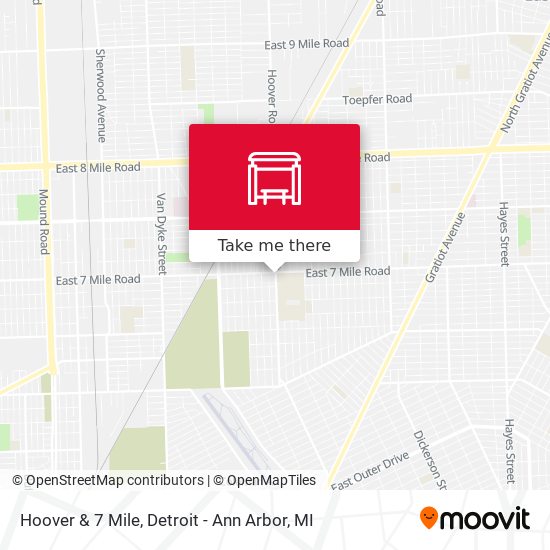 Mapa de Hoover & 7 Mile