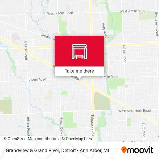 Grandview & Grand River map