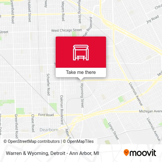 Warren & Wyoming map