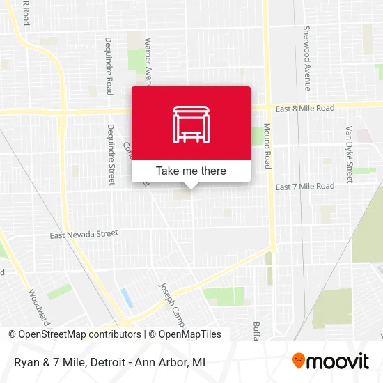 Ryan & 7 Mile map