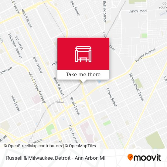 Mapa de Russell & Milwaukee