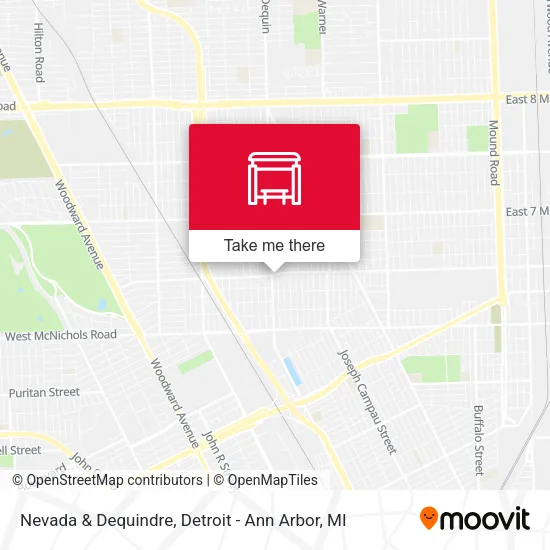 Mapa de Nevada & Dequindre