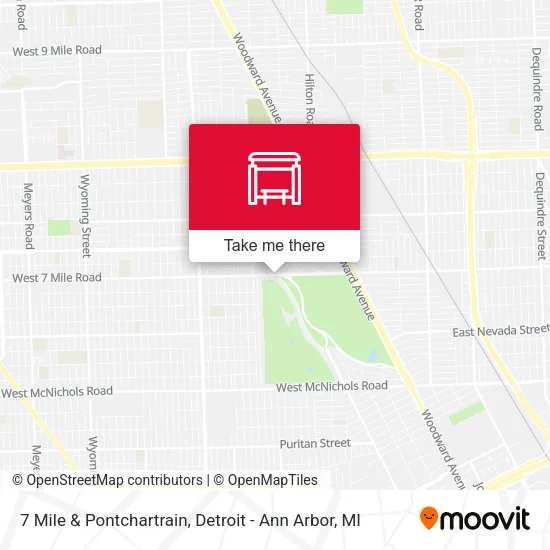 Mapa de 7 Mile & Pontchartrain