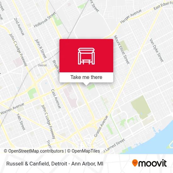 Russell & Canfield map