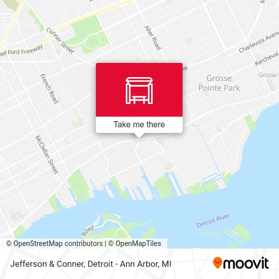 Jefferson & Conner map