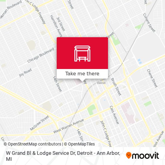 W Grand Bl & Lodge Service Dr map