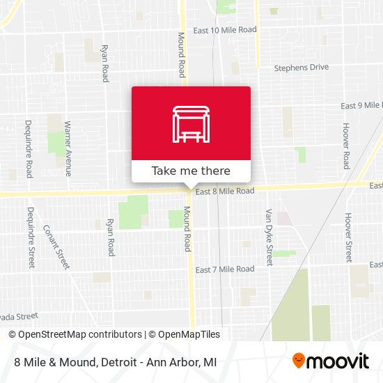 Mapa de 8 Mile & Mound