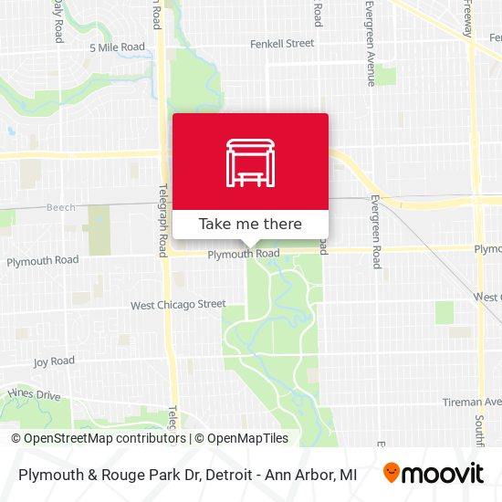 Plymouth & Rouge Park Dr map