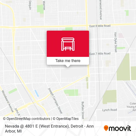 Nevada @ 4801 E (West Entrance) map