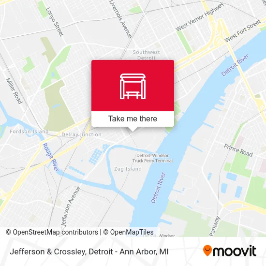 Jefferson & Crossley map