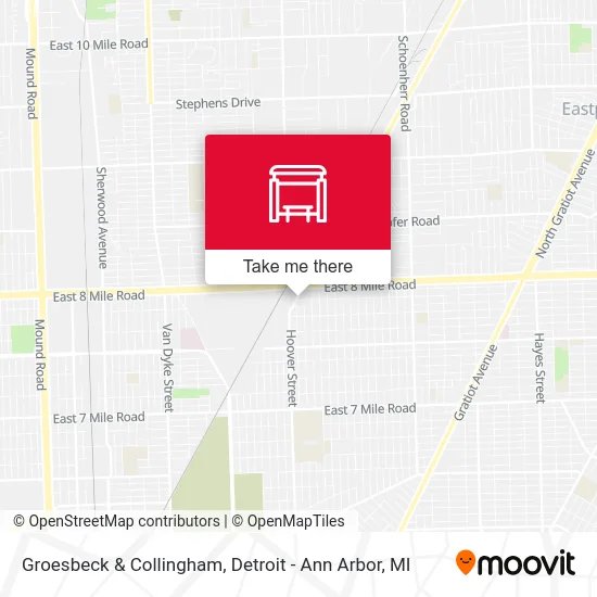Groesbeck & Collingham map