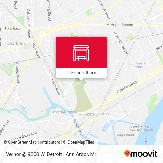 Vernor @ 9200 W map
