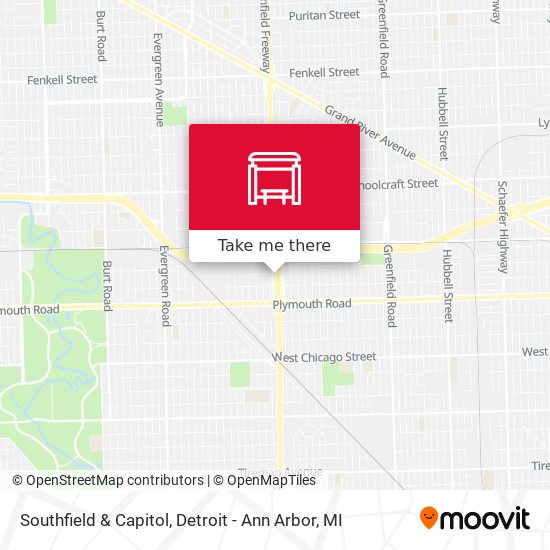 Mapa de Southfield & Capitol