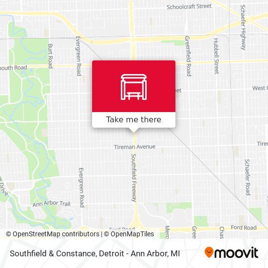Mapa de Southfield & Constance