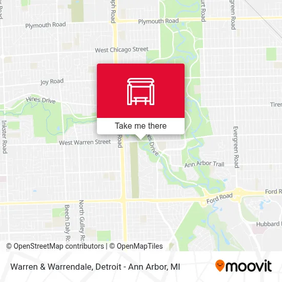 Warren & Warrendale map