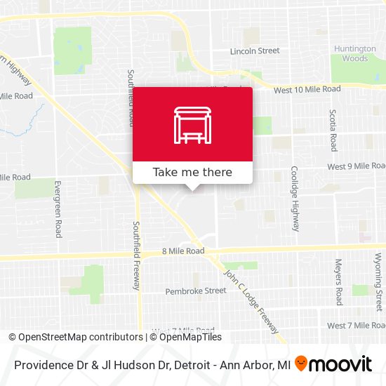 Providence Dr & Jl Hudson Dr map