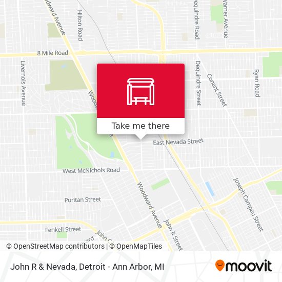 Mapa de John R & Nevada